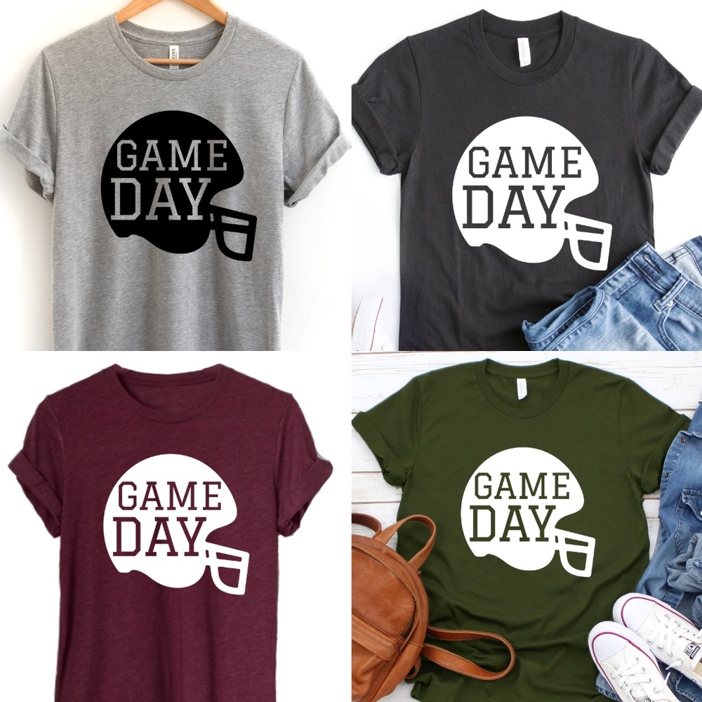Game Day Football Tee Mom T Shirt Sunday Funday